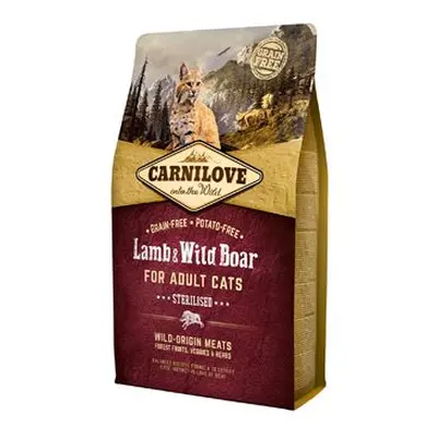 Carnilove Cat lamb & wild boar adult sterilised 2kg