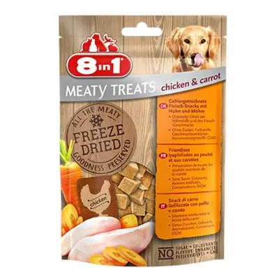 Pochoutka 8in1 meaty treats FD Chicken/carrots 50g