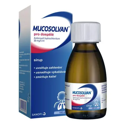 Mucosolvan Pro Dospělé 30mg sirup 100ml