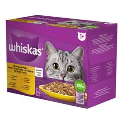 Whiskas Kapsa Core drůběž výběr želé 12x85g