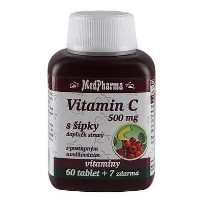 Medpharma Vitamin C 500mg S šípky Tbl.67 Prod.úč.