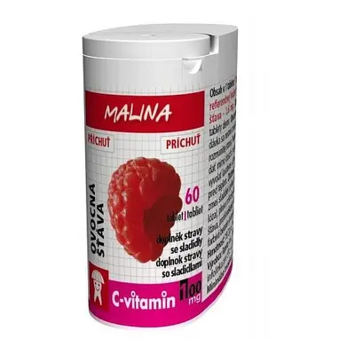 C-vitamin 100mg Malina Se Sukralózou 60 tablet