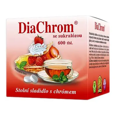 Diachrom Se Sukralózou Tbl.600 Nízkokalor.sladidlo