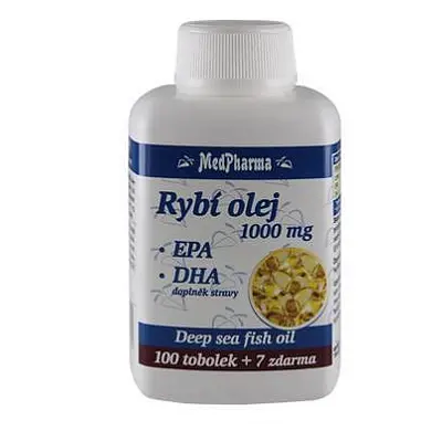 Medpharma Rybí Olej 1000mg+epa+dha Tobolek 107