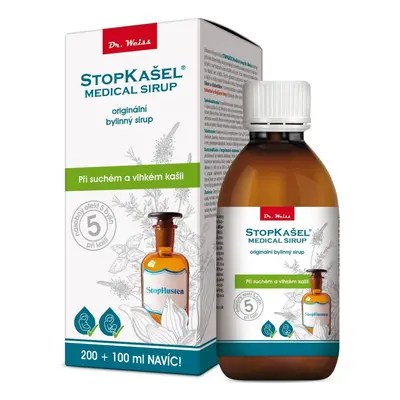 Stopkašel Medical sirup Dr. Weiss 200+100ml navíc