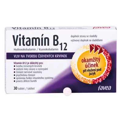 Favea Vitamín B12 Tbl.30