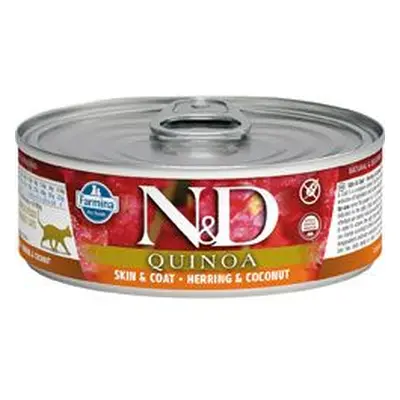 N&d Cat Quinoa Adult Herring & Coconut 80g