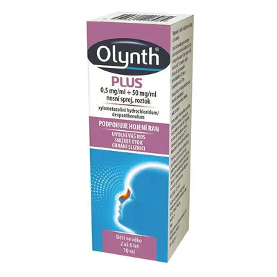 Olynth Plus 0,5mg/ml+50mg/ml nosní sprej 10ml