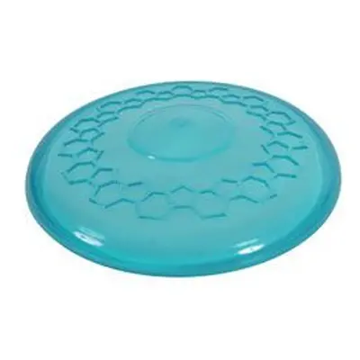 Hračka pes Frisbee TPR pop 23cm tyrkysová Zolux