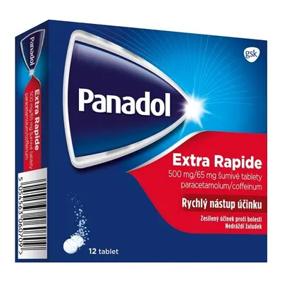 Panadol Extra Rapide 12 šumivých tablet