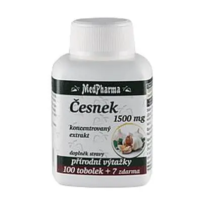 Medpharma česnek 1500mg Tobolek 107