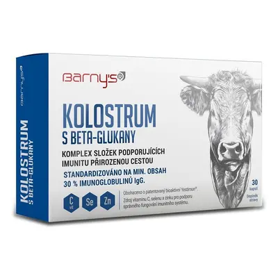 Barnys Kolostrum S Beta-glukany Cps.30