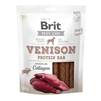 Brit Jerky Venison Protein Bar 200g