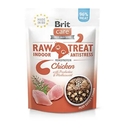 Brit Raw Treat Cat Indoor&antistress, Chicken 40g