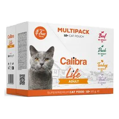 Calibra Cat Life kapsa Adult multipack 12x85g