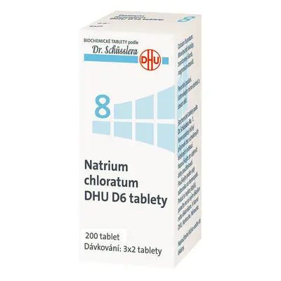 Natrium Chloratum DHU D6(D12) 200 neobalených tablet