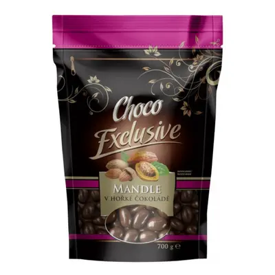 POEX Choco Exclusive Mandle v hořké čokoládě 700 g