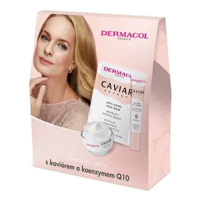 Dermacol Caviar energy denní krém 50 ml + oční krém 15 ml + pleťová maska 16 ml Dárkové balení