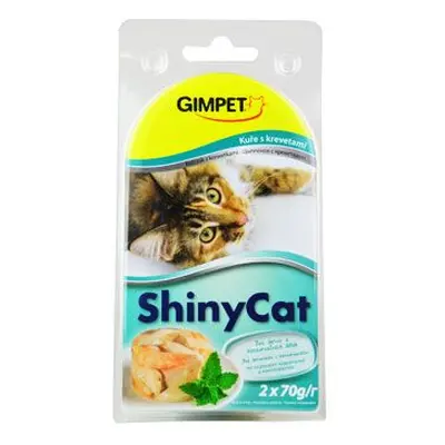 Gimpet Kočka Konz. Shinycat Kuře/krevety 2x70g