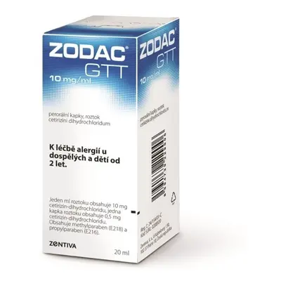 Zodac 10mg/ml kapky 20ml