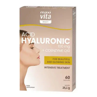 Maxi Vita Beauty kyselina hyaluronová + koenzym Q10 60 kapslí