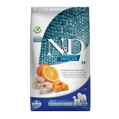 N&D Ocean Dog Adult M/L Codfish&pumpkin & Orange 2,5kg