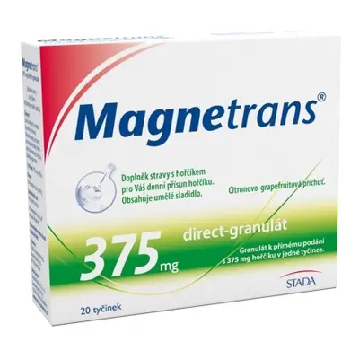 Magnetrans 375mg 20 tyčinek granulátu