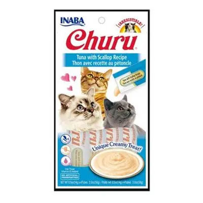 Churu Cat tuna with scallop 4x14g