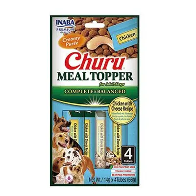 Churu Dog Meal Topper Chicken With Cheese Recipe 4x14g