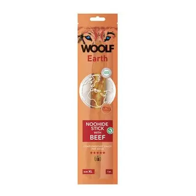 Woolf pochoutka earth noohide XL stick with beef 85g