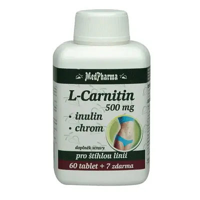 Medpharma L-carnitin 500mg+inulin+chrom Tbl.67