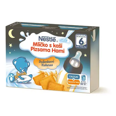 Nestlé Mlíčko S Kaší Sušenkové 2x200ml 6m+