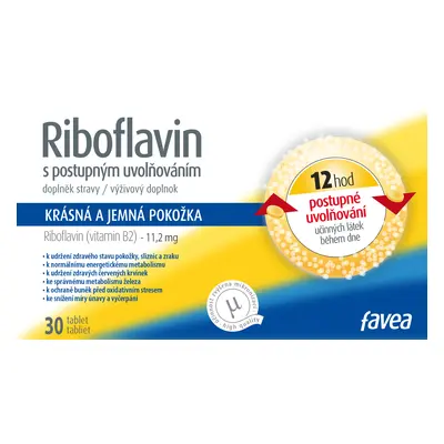 Favea Riboflavin S Postupným Uvolňováním Tbl.30