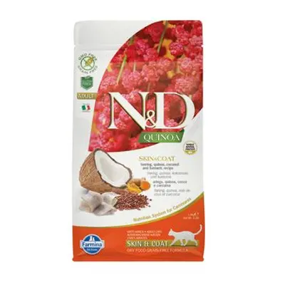 N&d Quinoa Cat Skin & Coat Herring & Coconut 1,5kg