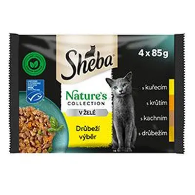 Sheba kapsa Nature drůbeží výběr 4x85g