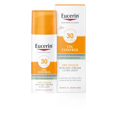 Eucerin Ochranný krémový gel na opalování na obličej Oil Control SPF 30