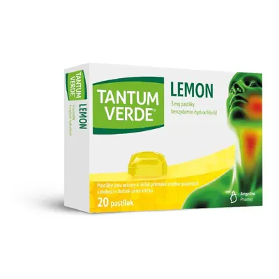 Tantum Verde Lemon 3 mg 20 pastilek