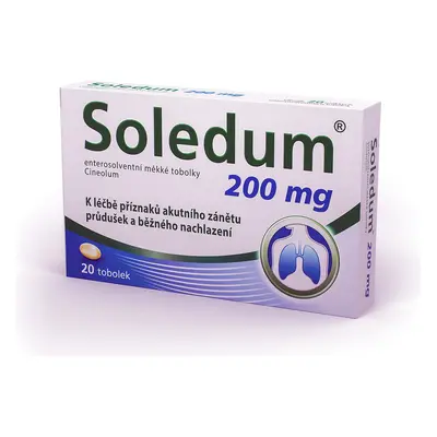 Soledum 200mg 20 měkkých tobolek