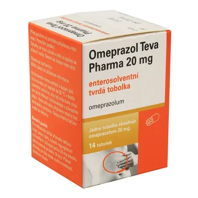 Omeprazol Teva Pharma 20mg 14 tobolek