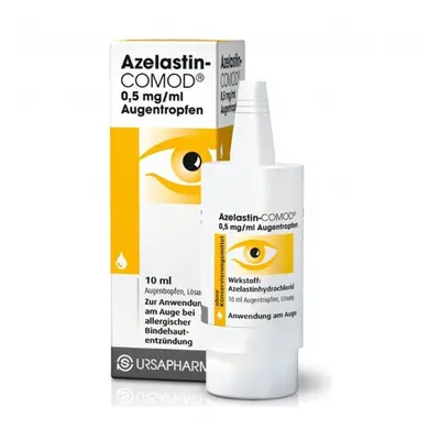 Azelastin Comod 0.5 mg/ml oční kapky, roztok 10 ml