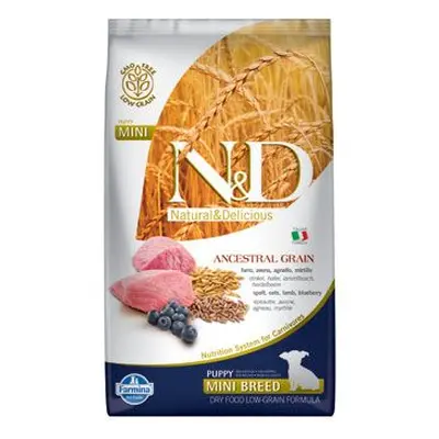 N&D LG Dog Puppy Mini Lamb & Blueberry 2,5kg