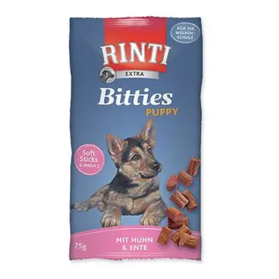 Rinti Dog Extra Bits Puppy pochoutka kuře kachna 75g