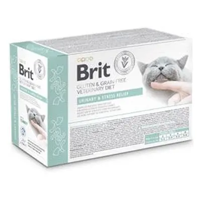 Brit Vd Cat Pouch Fillets In Gravy Urinary Stres12x85g