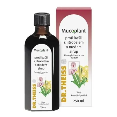 Mucoplant proti kašli s jitrocelem a medem sirup 250ml