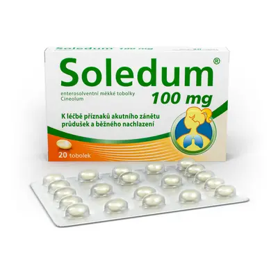 Soledum 100mg 20 měkkých tobolek