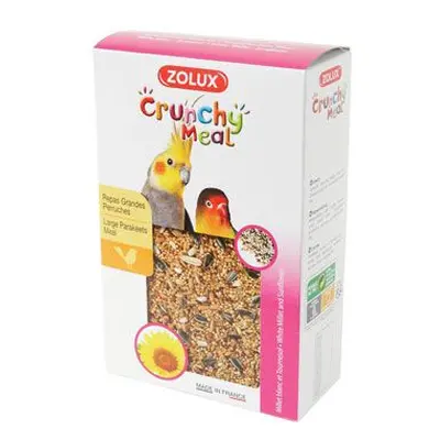 Krmivo pro ptáky Crunchy Meal Large Parakeet 800g Zolux