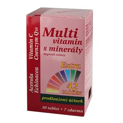 Medpharma Multivitamín S Minerály+extra C Tbl.37