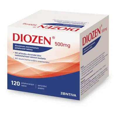 Diozen 500mg potahované tablety 120