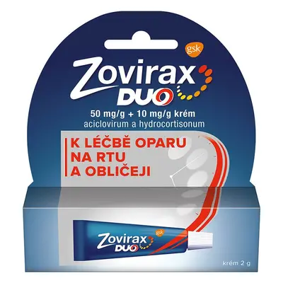 Zovirax Duo Krém na opary 2 g