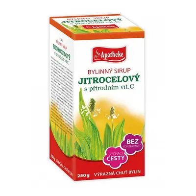 Apotheke Bylinný Sirup Jitrocelový 250g